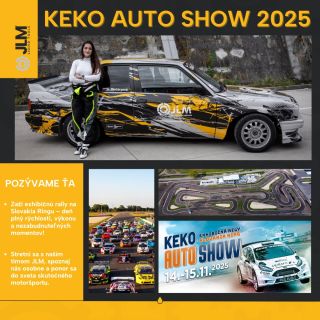 🚗Pozývame ťa na KEKO AUTO SHOW 2025!🏁 Zaži exhibičnú rally na Slovakia Ringu – deň plný rýchlosti, výkonu a adrenalínu!...